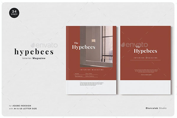 室内设计&家具产品目录画册设计模板