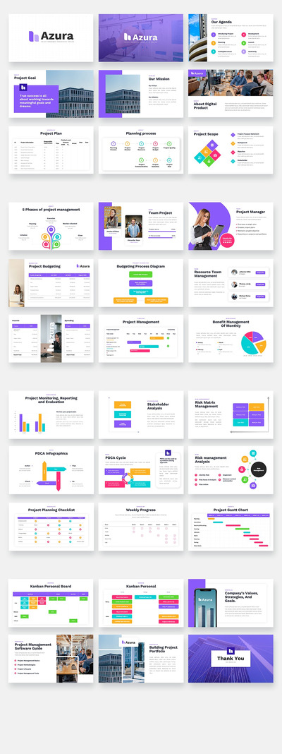 项目管理PPT模板（PPTX,PDF）