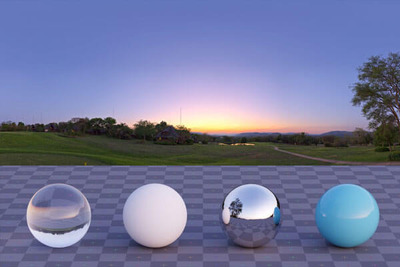 乡村原野的早晨HDRI天空光图片下载（HDR）