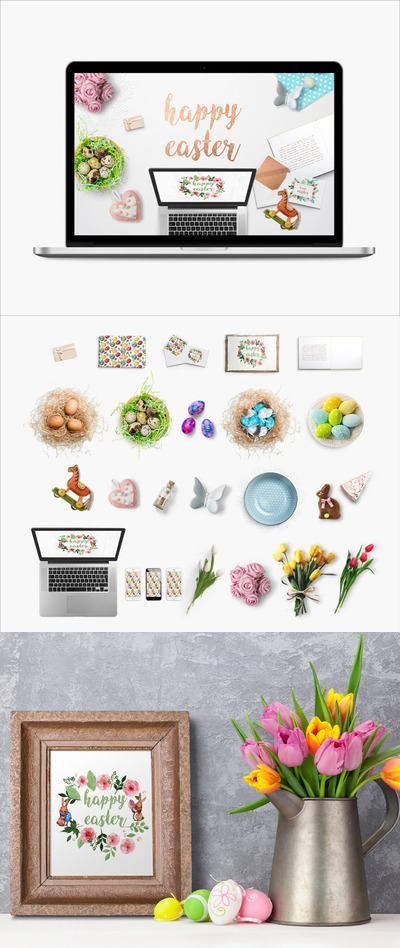 复活节元素场景模型