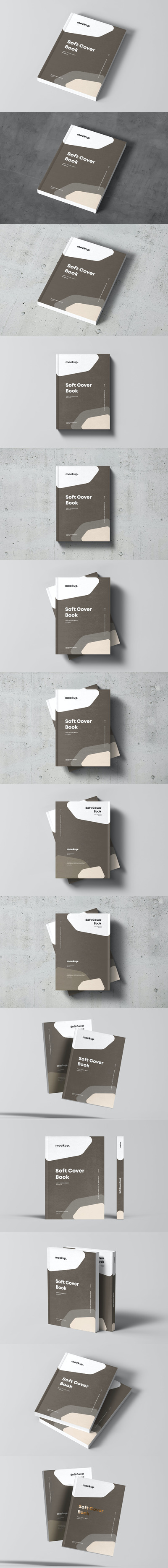 书籍封面设计样机（PSD）