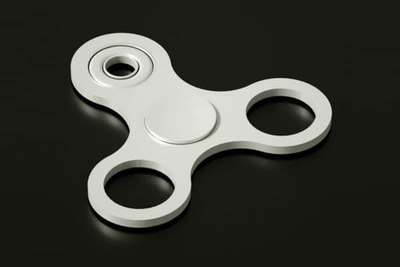 完美的科技感指尖陀螺C4D模型下载（OBJ）