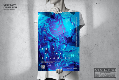 音乐会活动海报设计模板（PSD）