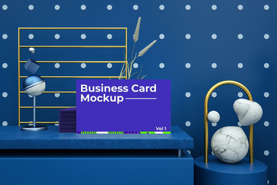 抽象名片设计样机（PSD）