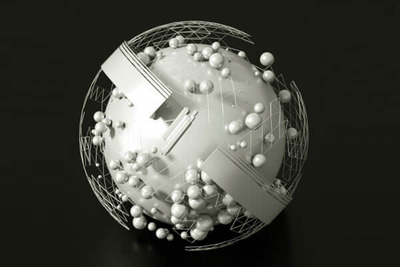 科技感戴森球C4D模型下载（OBJ）