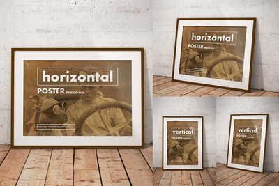 一套相框展示样机