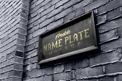 装裱好的商店招牌模型