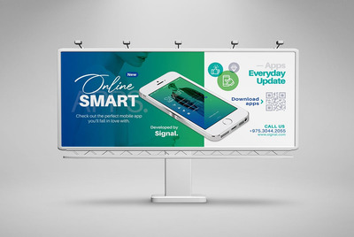 移动APP高速公路广告模板（PSD）