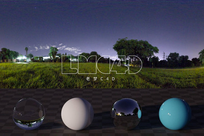 乡村夜晚的天空HDRI图片（hdr）