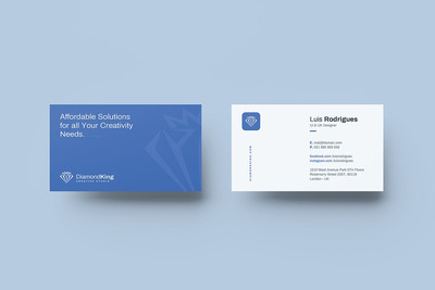 独特布局的现代概念名片（AI,EPS）