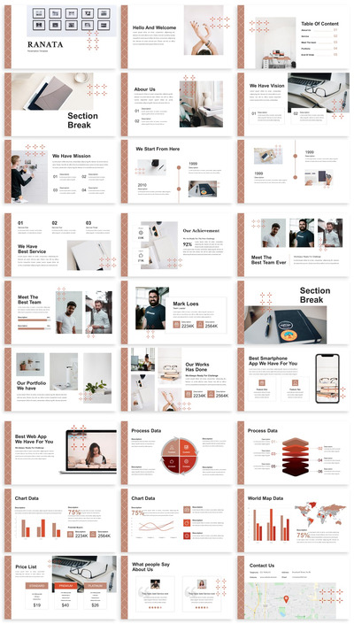 简单明了的高端PPT模板（PPTX）