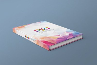 躺着的精装书模型