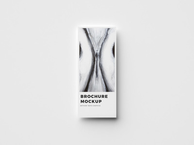 极简的小册子封面模型