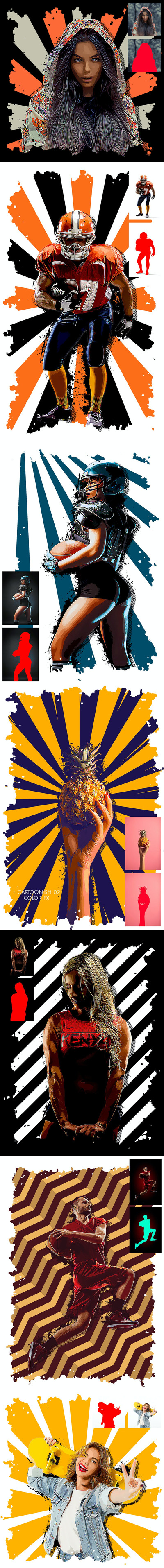 矢量艺术海报效果的PS动作下载(ABR,PAT,ATN)