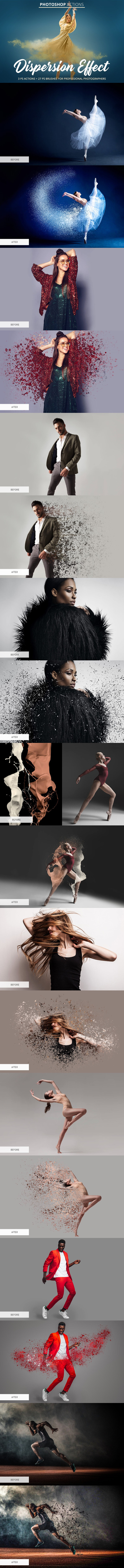 创意照片色散效果ps动作下载