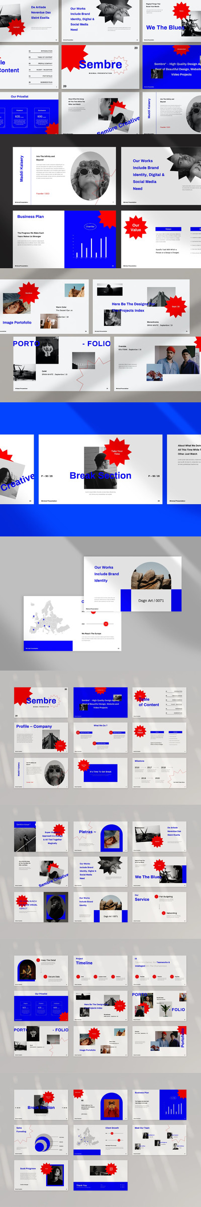 简约时尚清新高端专业的高品质多用途powerp幻灯片演示模板（pptx&KEY）