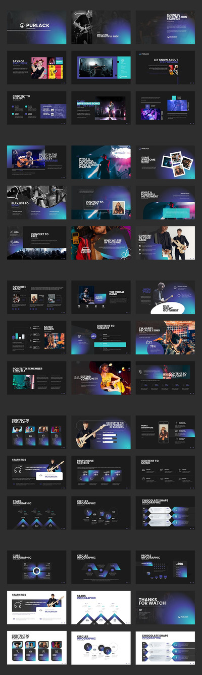 干净，有创意，简单，独特的PPT模板下载（PPTX）