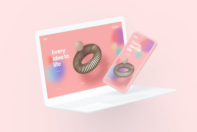 干净的美食网页模板下载(XD,PSD)