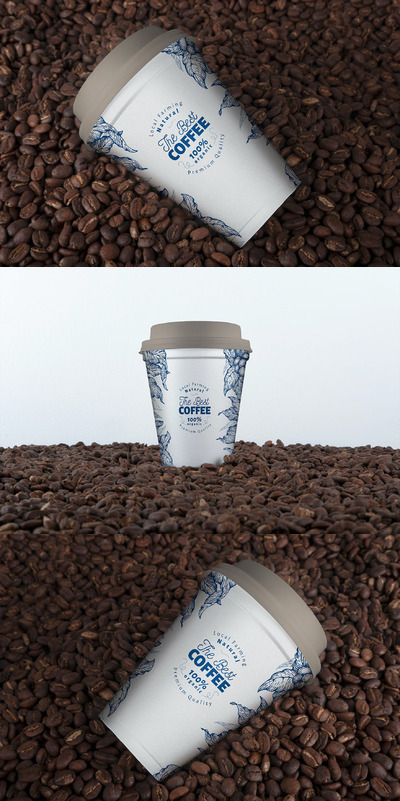 咖啡杯设计样机（PSD）