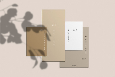 多张邀请卡模型样机（PSD）