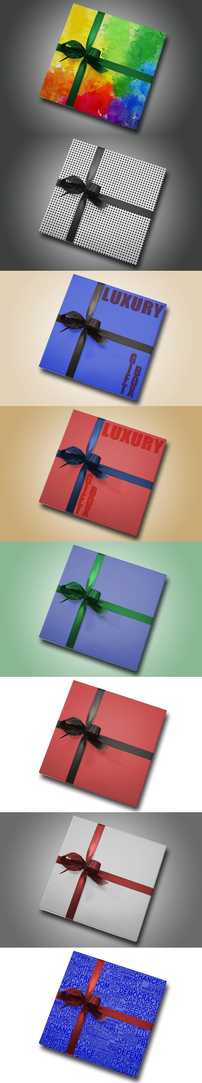 豪华礼品盒样机（PSD）