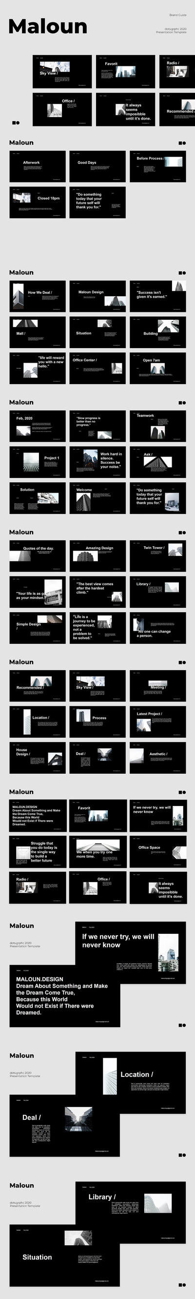 时尚高端专业的高品质powerp幻灯片演示模板（pptx）