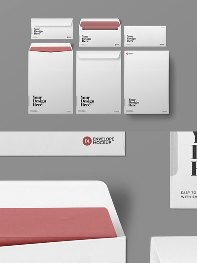 DL&C4信封谁讲样机(PSD)