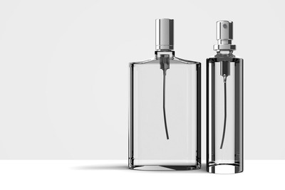 透明香水包装设计样机(PSD)