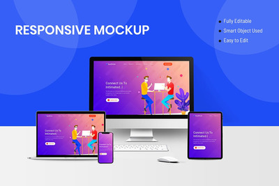 响应式网页设计样机(PSD)