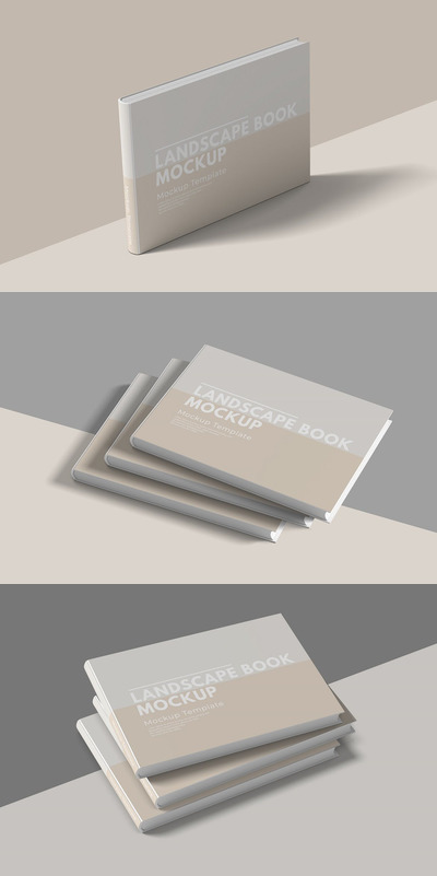 房地产画册景观手册设计样机(PSD)