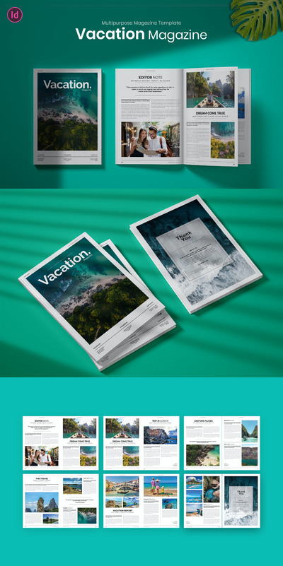 高端时尚的旅游杂志宣传册画册房地产楼书设计模板