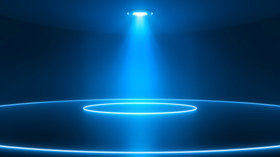 抽象的蓝色聚光灯背景[JPG]