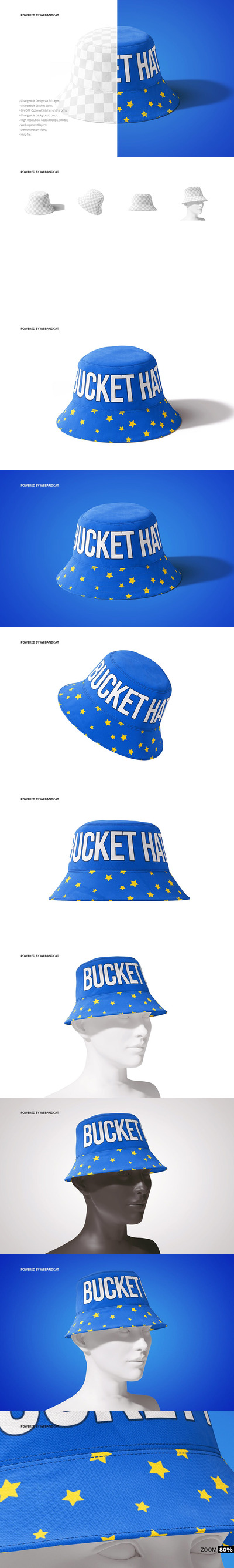 水桶帽模型样机（PSD）