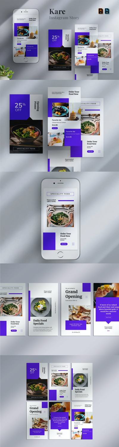 时尚高端多用途Instagram社交媒体banner海报设计模板-AI，EPS，PSD