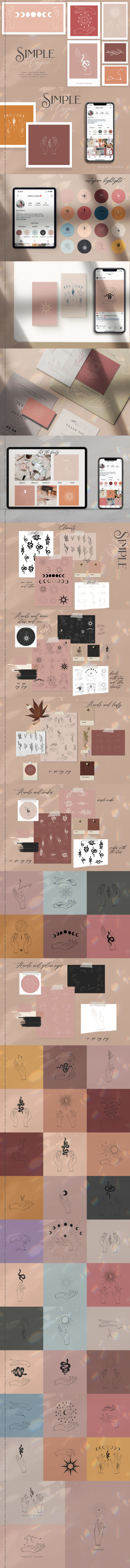 简单的魔术艺术矢量图形素材