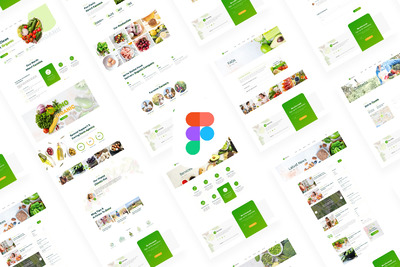 Figma打造的有机农场网站模板（FIG）