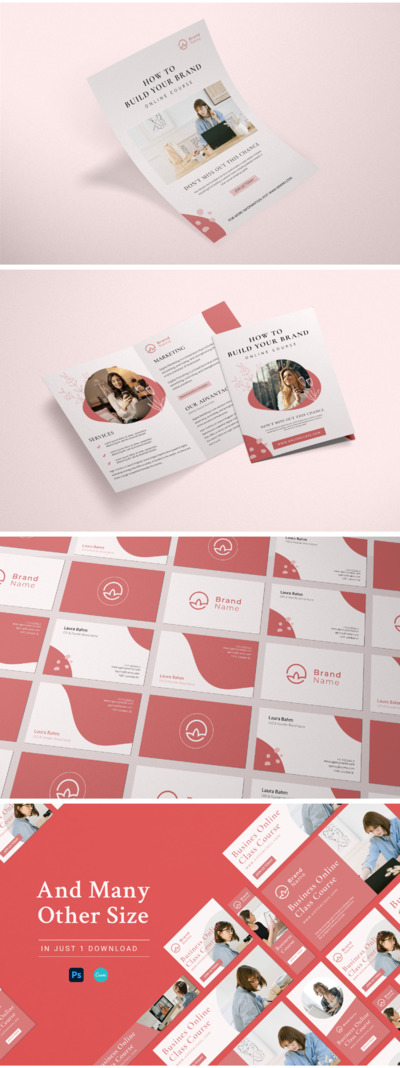 时尚品牌推广模板（PSD）