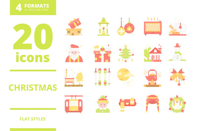 圣诞氛围图标下载（AI,EPS,PNG,SVG）