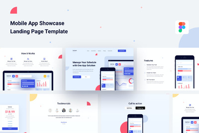 专业移动应用网站模板（FIG）