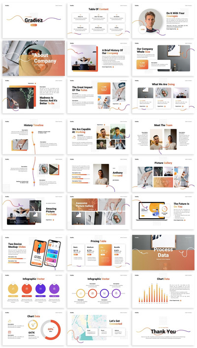 抽象简单的PPT模板下载（PPTX）