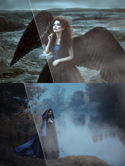 电影级海报真实迷雾PS动作（ATN）