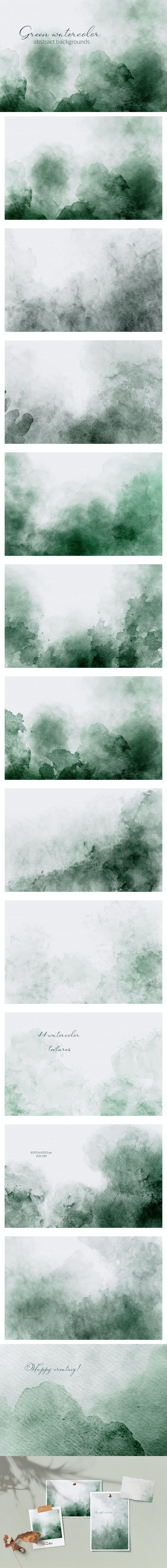 时尚高端简约抽象中国风水墨水彩背景底纹纹理集合