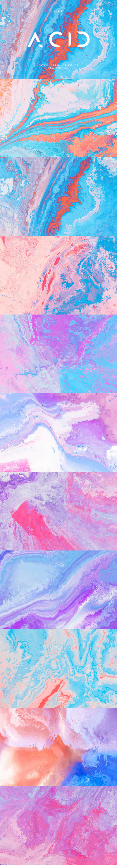 时尚高端绚丽震撼的水墨优化聚丙乙烯油漆背景底纹纹理集合