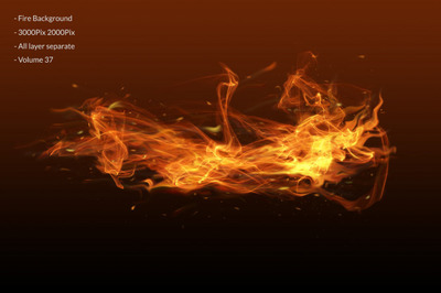 火焰特效背景素材[PSD]