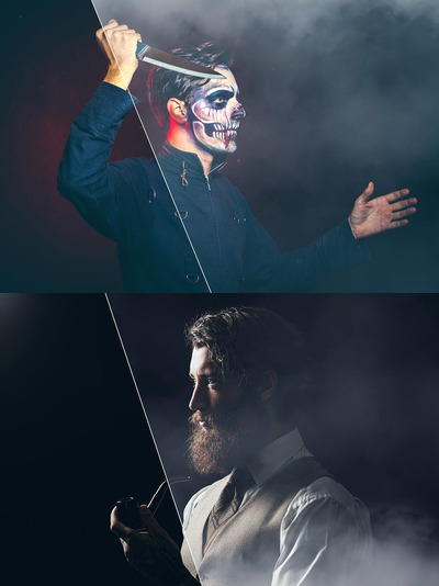 电影级海报雾效效果PS动作（atn）