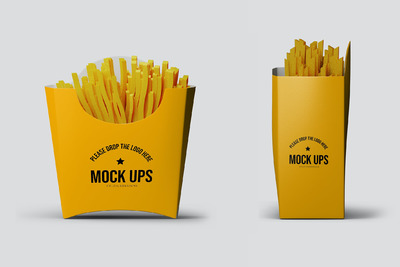 薯条包装设计样机(PSD)