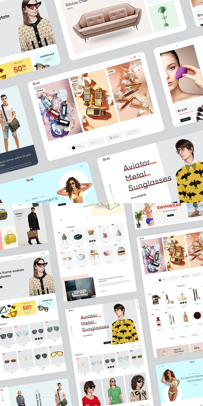 创意极简主义网站PSD模板（PSD）