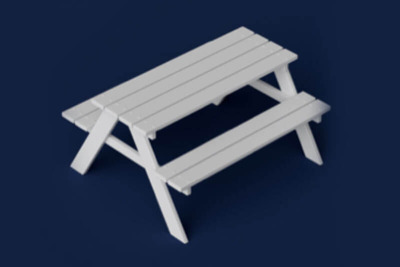 常用户外野餐组合座椅C4D模型（FBX）