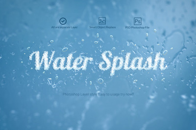 露水飞溅特效photoshop素材[PNG]