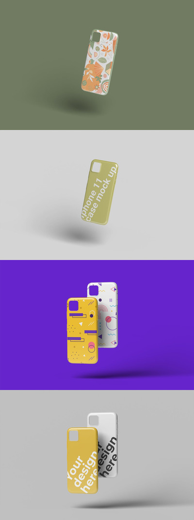 iPhone 11 手机外壳样机(PSD)